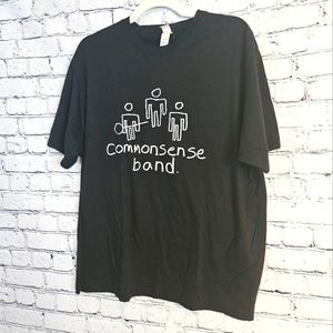 Common sense band t shirt XL